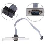 RS232 Serial Com Port DB 9 To 10 Pin PCI Anakart Braket Kablosu