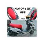 RSHOMERS MOTORSİKLET SELE KILIFI KUMAŞ KOLTUK KILIFI 50CC VE 125CC LERE UYUMLU KILIF KIRMIZI RENK