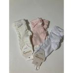 Rstm Butik Kurdele Detaylı Bebek Çorap - Krem - 1 - 1,5 Yaş