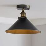 Rsylight 30 cm Retro Metal Tavan Plofyoner Rustik Dekoratif Tavan Avize