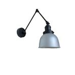 Rsylight Dylight Retro Metal Dekoratif Akrobatik Rustik Gri Mafsallı Duvar Aplik