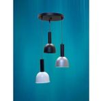 Rsylight Lizie Retro Metal Dekoratif 3 Lü Modern Rustik Sarkıt Avize Çap:30 Cm