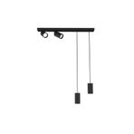 Rsylight Masa Üstü 4 Lü Led Avize Siyah Led Spot Bar Ve Tezgah Üstü Led Avize Panasonıc Günışığı Amp