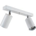 Rsylight Metal Dekoratif Mafsallı Modern Beyaz 2'li Spot Avize
