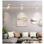 Rsylight Metal Mafsallı Beyaz Beyaz Led Ampullü Spot Armatür