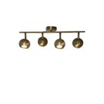Rsylight Metal Modern 4 LÜ Eskitme Kaplama Led Spot Hareketli Avize Günışığı Ampullü