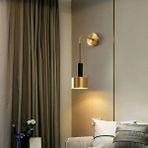 Rsylight Metal Retro Dekoratif Rustik Gold Aplik Siyah