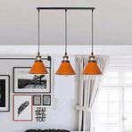 Rsylight Retro Dekoratif 3 Lü Bakır Rustik Metal Sarkıt Avize 60 Cm