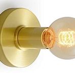 Rsylight Retro Dekoratif Gold Metal Duvar Aplik Tavan Armatür Gold rys002530