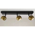 Rsylight Retro Eskitme Led 3 Lü Spot Tavan Plofyoner Aplik 180 Derece Hareketli Günışığı Ampullü