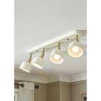 Rsylight Retro Metal 4 Lü 180 Derece Hareketli Tavan Plofyoner Avize