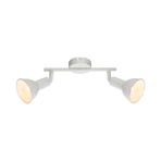 Rsylight Retro Metal Beyaz 2 Li 180 Derece Hareketli Led Spot Avize Gunisigi Ampullu