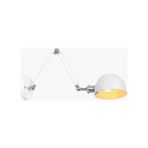 Rsylight Retro Metal Dekoratif Rustik Akrobatik Beyaz Duvar Aplik - 1