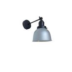 Rsylight Retro Metal Dekoratif Rustik Gri Mafsallı Duvar Aplik