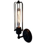 Rsylight Retro Metal Dekoratif Rustik Siyah Mafsallı Duvar Aplik