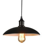 Rsylight Retro Metal Dekoratif Tekli Siyah Rustik Sarkıt Avize