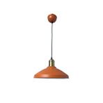 Rsylight Retro Metal Rustik Dekoratif 25 cm Turuncu Tekli Sarkıt Avize
