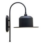 Rsylight Retro Rustik Dekoratif Metal Siyah Baston Kol Vintage Aplik