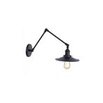 Rsylight Retro Siyah Metal Akrobatik Aplik Üç Mafsalı Siyah Siyah RT6070000