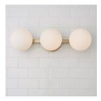 Rsylight Rustik Dekoratif Metal Modern Masa Üstü Eskitme Kaplama Bal Opal Camlı Tavan Duvar 3 lü Avize