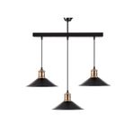 Rsylight Rys Retro Masa Üstü Sıralı Dekoratif 3 Lü Rustik Sarkıt Avize En:60 Cm