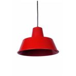 Rsylight Rys Retro Metal Sarkıt Avize Rustik Tekli Kırmızı Sarkıt Cafe Mutfak Aydınlatma Çap:35 Cm
