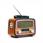 Rt-730 Nostalji Mini Radyo,led Detaylı Bluetooth Nostaljik Radyo