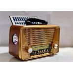 Rt-836 Nostalji Solar Güneş Enerjili Bluetooth/Usb/Sd Kart/ Radyo Mp3 Player Müzik Kutusu