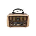 RTG NS8067 Ahşap Nostaljik Görünümlü Bluetoothlu USB-SD Card Girişli Radyo Hoparlör Müzik Kutusu