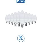 Rtl02111-10 Rother Led Mum Avize Ampul 6W E14 470 Lümen 4500K Gün Işığı Enerji Tasarruflu Ampul 10 Adet
