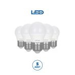 Rtl09101-5 Rother G45 Led Ampul 6W E27 470 Lümen 6000K Beyaz Işık Enerji Tasarruflu Ampul 5 Adet