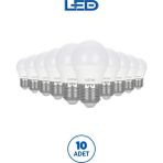 Rtl09121-10 Rother G45 Led Ampul 6W E27 470 Lümen 3000K Sarı Işık Enerji Tasarruflu Ampul 10 Adet