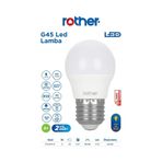 Rtl09121 Rother G45 Led Ampul 6W E27 470 Lümen 3000K Sarı Işık - Enerji Tasarruflu Ampul