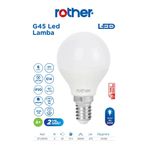 Rtl09201 Rother G45 Led Ampul 6W E14 470 Lümen 6000K Beyaz Işık - Enerji Tasarruflu Ampul