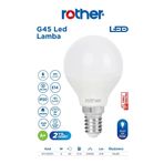 Rtl09201 Rother G45 Led Ampul 6W E14 470 Lümen 6500K Beyaz Işık - Enerji Tasarruflu Ampul