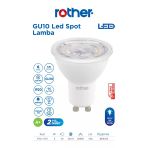Rtl11101 Rother Gu10 Led Spot Ampul 6W 540 Lümen 6000K Beyaz Işık - Enerji Tasarruflu Ampul Vitrin