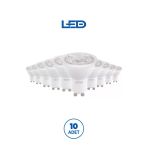 Rtl11123-10 Rother Gu10 Led Spot Ampul 8W 700 Lümen 3000K Sarı Işık Enerji Tasarruflu Ampul 10 Adet Vitrin