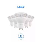 Rtl11123-5 Rother Gu10 Led Spot Ampul 8W 700 Lümen 3000K Sarı Işık Enerji Tasarruflu Ampul 5 Adet Vitrin