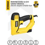 RTM4020 Elektrikli Zımba ve Çivi Çakma Tabancası 8-16 mm
