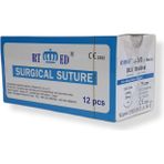 RtMed Ipek Iplik No:3/0 Yukarı Keskin 3/8 20 Mm 75 Cm