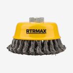 RTRMAX RH22110 100 mm Burgulu Çanak Fırça