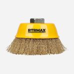 RTRMAX RH22210 100 mm Saçaklı Çanak Fırça