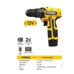 Rtrmax Rtm332 Sarjlı Matkap Lı-On 12V/1,5A Çıft Akülü
