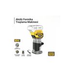 RTRMAX RTX2060B Şarjlı Formika Traşlama Makinesi