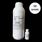 Rtv 2 Kalıp Silikonu 1. Sınıf Kalite Sıvı Silikon 1 Kg 10 Shore Yarı Şeffaf Renk