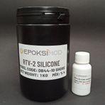 Rtv 2 Kalıp Silikonu 1. Sınıf Yumuşak Sıvı Silikon 1 Kg 10 Shore Beyaz Renk