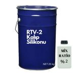 Rtv-2 Yarı Şeffaf - Kalıp Silikonu 20 Shore 25 Kg
