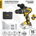 RTX3010B Şarjlı Darbeli Matkap Kömürsüz 70 Nm - Akü Hariç