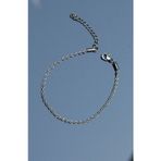 Rua Jewelry Burgu Halat Model Zincir Paslanmaz Çelik Bileklik Gümüş Renk - 18cm - 2mm 2 YIL GARANTİ BELGELİ