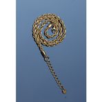 Rua Jewelry Burgu Halat Model Zincir Paslanmaz Çelik Kolye Altın Renk - 45cm - 5mm 2 Yıl Garantili